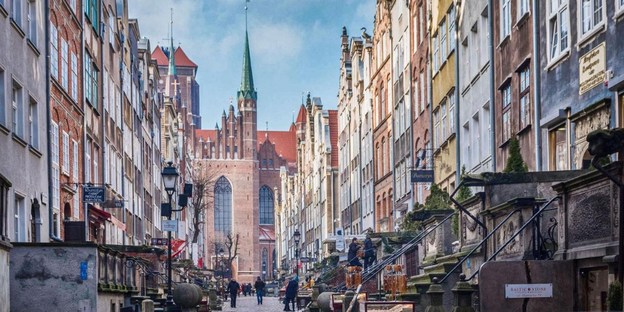 Apartament Gdansk Przy Sercu Starowki Calkowicie Nowy 2021, Beautiful Apartment In The Old Town Bulit 2021 ภายนอก รูปภาพ